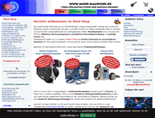Tablet Screenshot of mind-machines.de